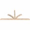 Ekena Millwork Richland Smooth Timber Gable Bracket, Douglas Fir, 96"W x 44"H x 3 1/2"D x 3 1/2"F, 11/12 Pitch GBW096X44X0404RIC00SDF - alternate 5